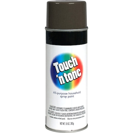 Touch N Tone Spray Paint, Dove Gray, Gloss, Oil, 10 oz 55288830